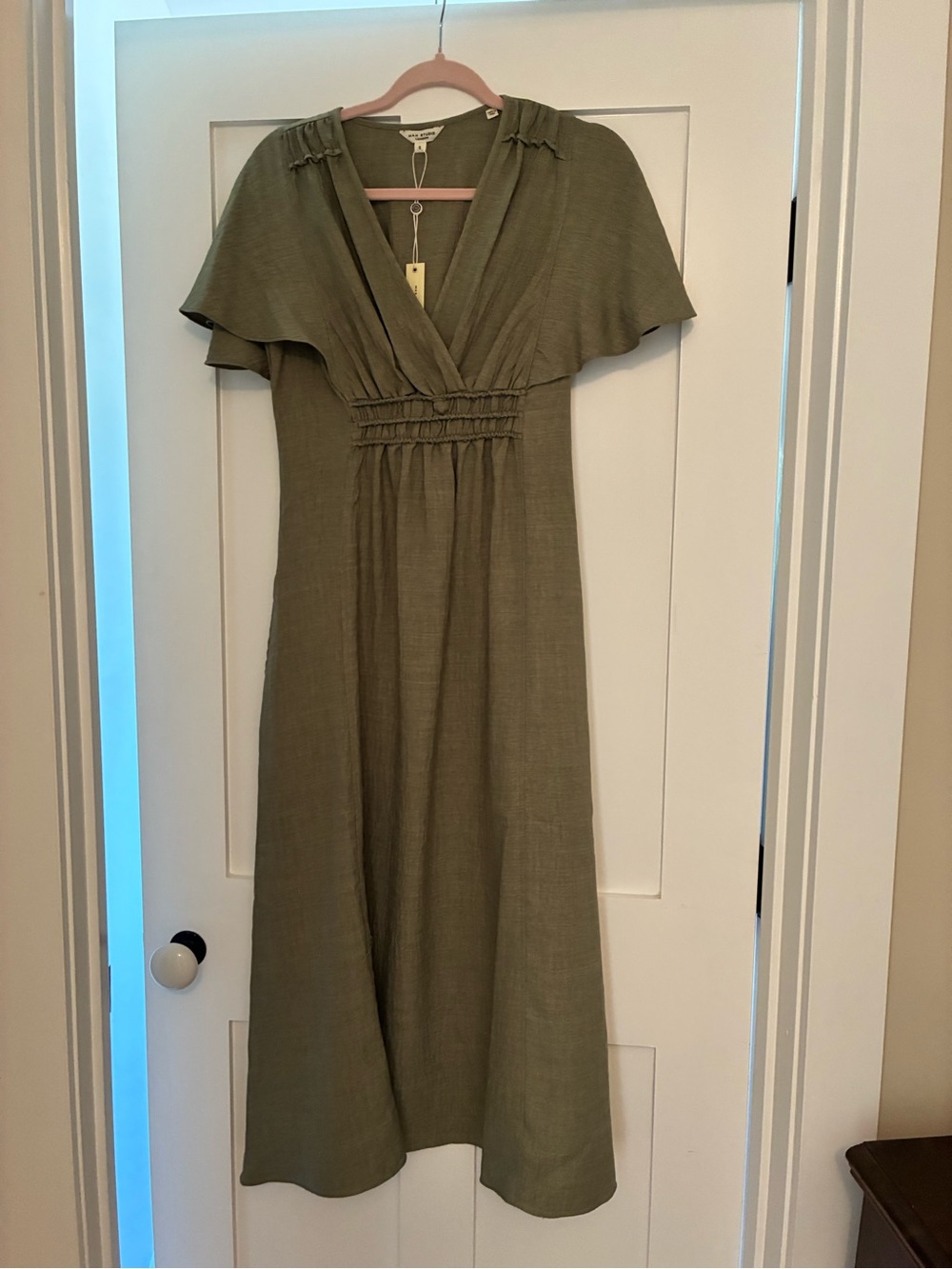 Max Studio Olive Green Maxi Skirt